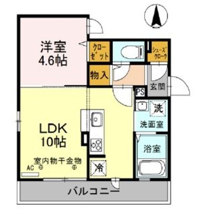 グランドソレイユ新城の物件間取画像